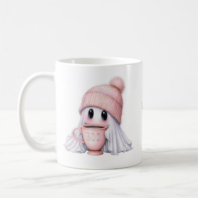 Cute Ghost Boo Mug (Left)