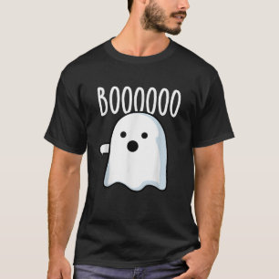 Cute Ghost Boo Thumb Down Disapproval Halloween Co T-Shirt