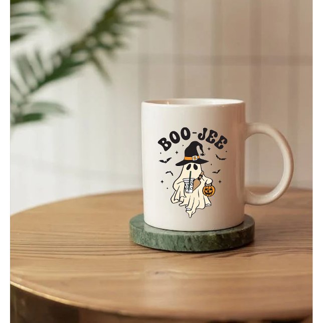 Cute ghost boo with ice coffee mug (Creator Uploaded)