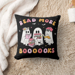 Cute Ghost Book Read More Books Funny Teachers Cushion