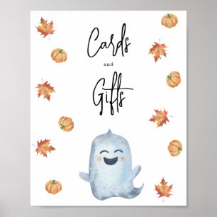 Cute ghost - cards and gifts poster