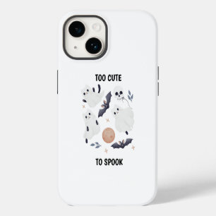 Cute Ghost Cat Halloween Too Cute To Spook iPhone 14 Case