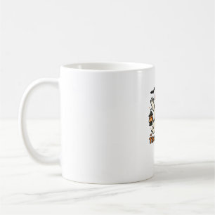Cute Ghost Cat Spooky Halloween Kitten Magical W Coffee Mug