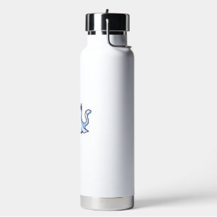 Cute Ghost Cat Spooky Halloween Kitten Magical W Water Bottle