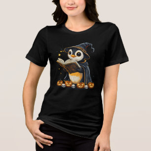 Cute Ghost Couple Halloween T-Shirt Tri-Blend Shirt