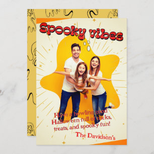 Cute Ghost Cut Out Fun Greeting  Card