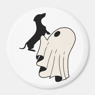 Cute Ghost Dachshund Lover Magnet