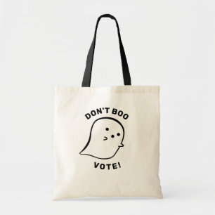 Cute Ghost Don't Boo, Vote! Budget Tote Bag