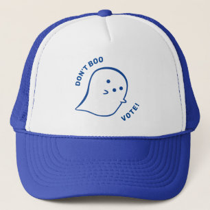 Cute Ghost Don't Boo, Vote! Trucker Hat