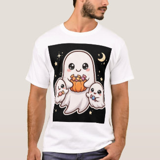 Cute Ghost Family Halloween T-Shirt