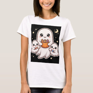 Cute Ghost Family Halloween T-Shirt