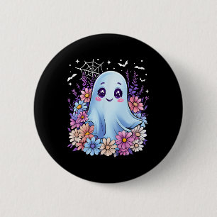 Cute Ghost Flower Halloween Costume Girl Women Spo 6 Cm Round Badge