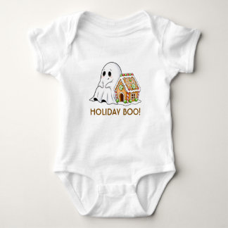 Cute Ghost & Gingerbread House Kids Baby Bodysuit