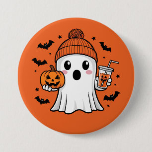 Cute Ghost Halloween 7.5 Cm Round Badge