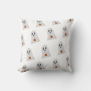 Cute Ghost Halloween Art Cushion