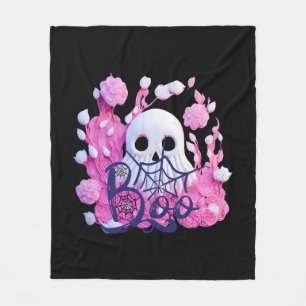 cute ghost Halloween boo pack Fleece Blanket