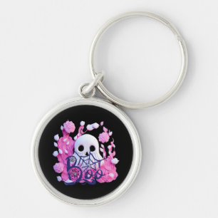 cute ghost Halloween boo pack Key Ring