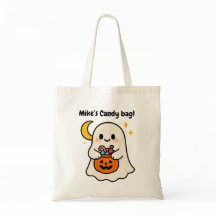 Cute ghost Halloween candy bag