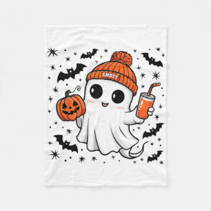 Cute Ghost Halloween Costume Toddler Kids Boys Gir Fleece Blanket