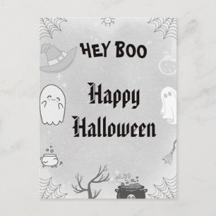 Cute Ghost Halloween  Holiday Postcard