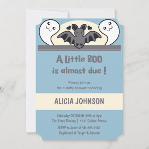 Cute Ghost Halloween Invitation