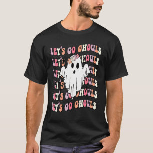 Cute Ghost Halloween Let's Go Ghouls Halloween Gr T-Shirt