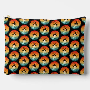 cute ghost halloween pumpkin fall autumn season accessory pouch