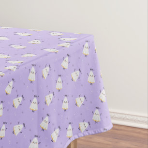 Cute Ghost Halloween Tablecloth