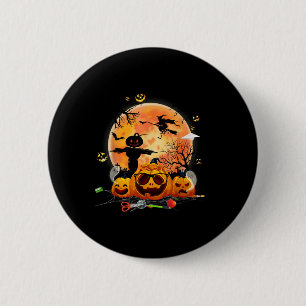 Cute Ghost Halloween Teacher Trick Or Teach Elemen 6 Cm Round Badge