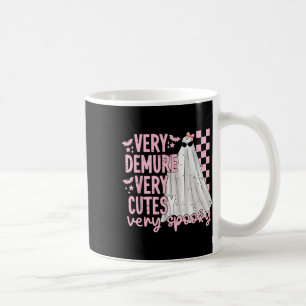 Cute Ghost Halloween Very Demure Very Cutesy Very Coffee Mug