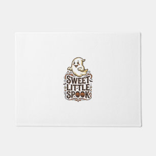 Cute Ghost Halloween Vintage Spooky Shirt_1 Doormat