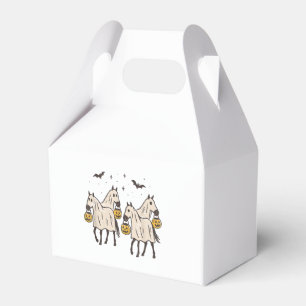 Cute Ghost Horses Halloween Trick or Treat Favour Box