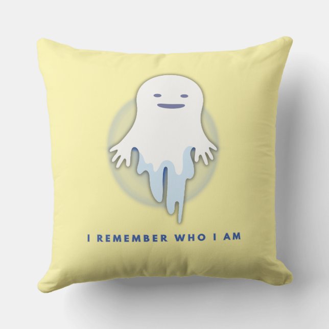 Cute Ghost – I Remember Who I Am Gift  Cushion (Back)