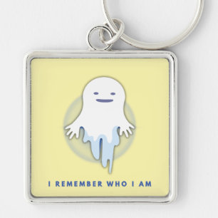 Cute Ghost – I Remember Who I Am Key Ring