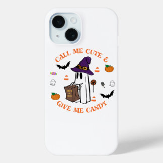 Cute Ghost iPhone 15 Case