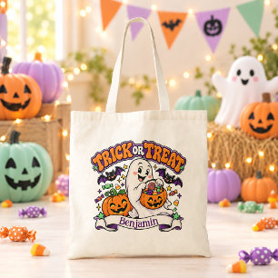 Cute Ghost Kids Halloween Candy Bag