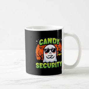 Cute Ghost Kids Halloween - Candy Security - Funny Coffee Mug