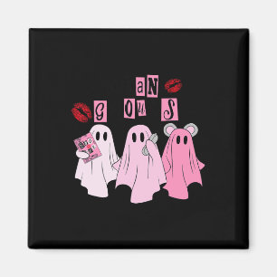 Cute Ghost Mean Ghouls Fun Halloween Costume Spook Magnet