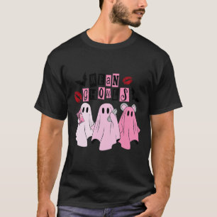 Cute Ghost Mean Ghouls Fun Halloween Costume Spook T-Shirt
