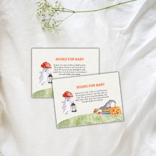 Cute Ghost Mushroom Halloween Books For Baby  Enclosure Card