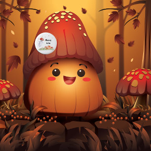 Cute Ghost Mushroom Halloween Mommy to be 3 Cm Round Badge