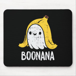 Cute Ghost Nana Halloween Costume Funny Kids Women Mouse Pad