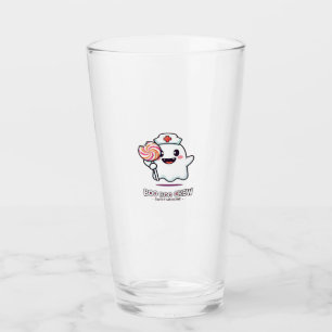 Cute Ghost Nurse Boo Boo Crew Halloween Classic T- Glass