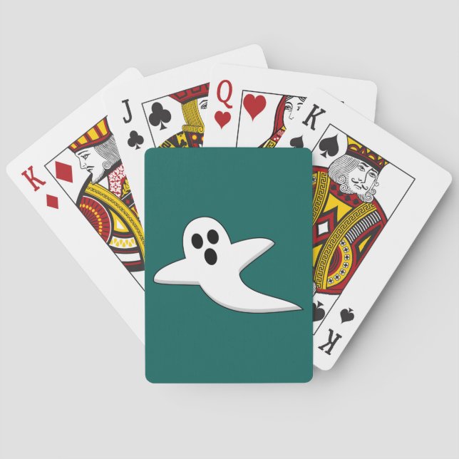 Cute Ghost Playing Cards (Back)