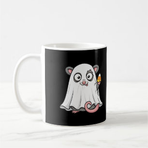 Cute Ghost Possum Halloween Mug