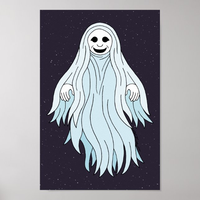 Cute Ghost Poster (Front)