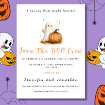 Cute Ghost Pumpkin Halloween