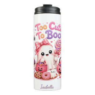 Cute Ghost Pumpkin Halloween Tumbler