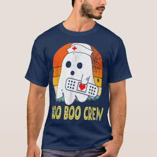 Cute Ghost RN Nurse Halloween Costume Shirts, Boo  T-Shirt