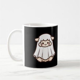 Cute Ghost Sheep Halloween Coffee Mug